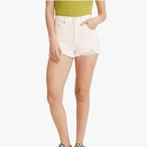 Levi's 501 Original White Jean Shorts for Women